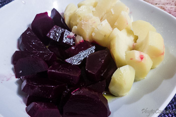 Boiled beetroots